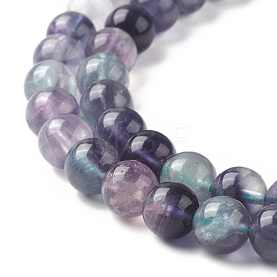 Natural Fluorite Beads Strands X-G-B038-C02-1