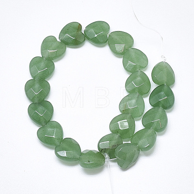 Natural Green Aventurine Beads Strands X-G-S357-E01-05-1