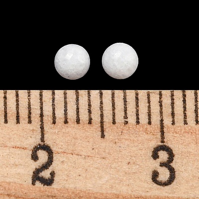 Natural White Jade Cabochons G-Q173-01A-18-1