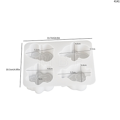 Christmas Theme DIY Candle Silicone Molds PW-WG0E5A4-02-1