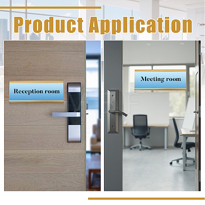 8Pcs Aluminium Alloy Commodity Label Display FIND-BC0019-69B-01-1