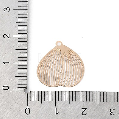 Iron Etched Metal Embellishments Pendants IFIN-Z003-01KCG-1