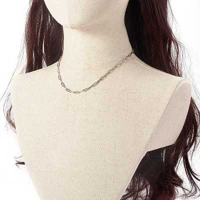 304 Stainless Steel Cable Chain Necklaces NJEW-JN03628-03-1