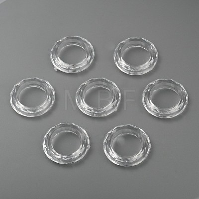 Transparent Acrylic Beads PL671Y-1-1