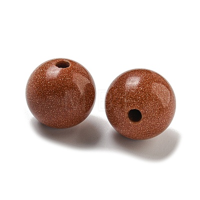 Synthetic Goldstone Beads G-G147-01K-1