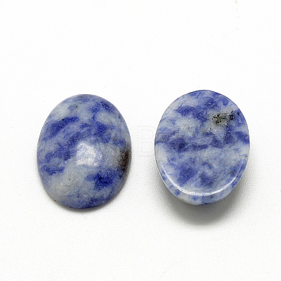 Natural Blue Spot Jasper Cabochons LS-G-R415-18x25-45-1
