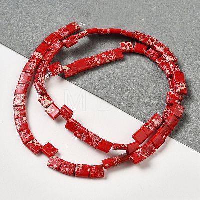 Synthetic Imperial Jasper Beads Strands G-F762-A05-01-1