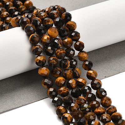 Natural Tiger Eye Beads Strands G-B107-A02-08-1