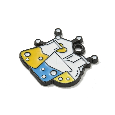 Chemistry Science Theme Alloy Enamel Pendants ENAM-I060-14D-1