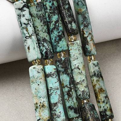 Natural African Turquoise(Jasper) Beads Strands G-D353-A09-1