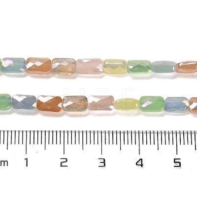 Electroplate Glass Beads Strands EGLA-D030-09-1