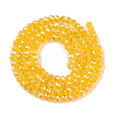 Electroplate Glass Beads Strands EGLA-A044-T2mm-B05-1