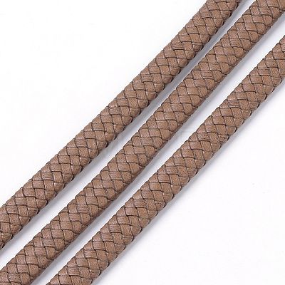 Leather Braided Cords WL-R009-10x5-06-1