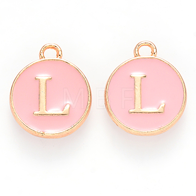 Golden Plated Alloy Enamel Charms LS-ENAM-S118-07L-1