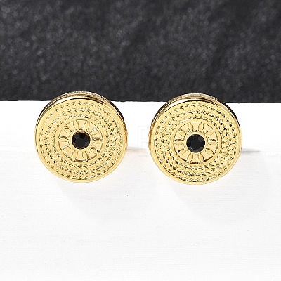 304 Stainless Steel Stud Earrings EJEW-F361-11G-1