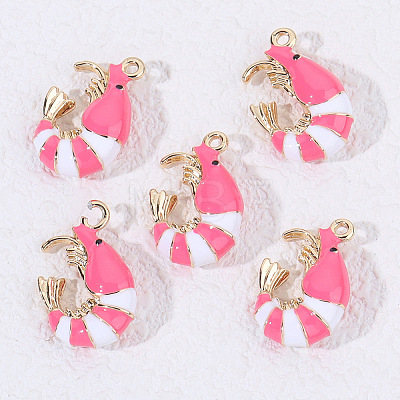 Alloy Enamel Pendants ENAM-B027-01G-04-1