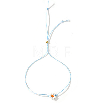 Flower Resin Beaded Slider Bracelets for Women SL9741-8-1