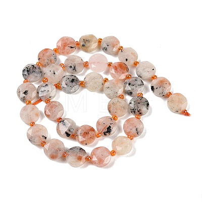 Natural Sunstone Beads Strands G-C116-A69-01-1