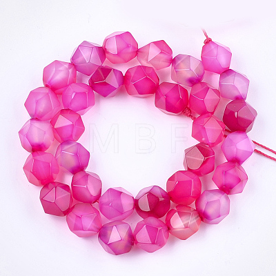 Natural Agate Beads Strands G-T121-05D-1
