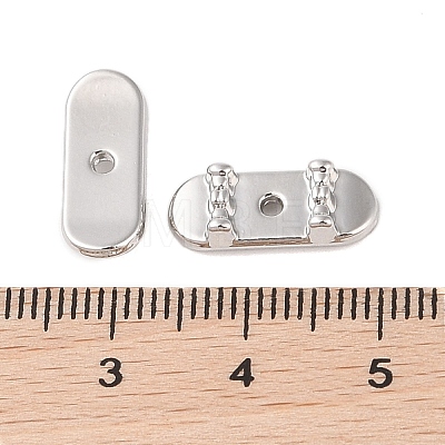 Rack Plating Alloy Beads FIND-B037-04P-1