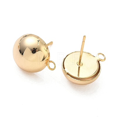 SHEGRACE Brass Stud Earring Findings XGR0025G-36G-1