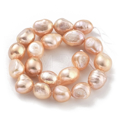 Natural Cultured Freshwater Pearl Beads Strands PEAR-P062-26E-1