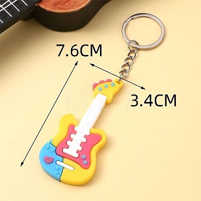 Guitar PVC Bag Keychain PW-WGAD27A-02-1