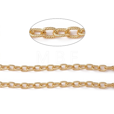 Oval Oxidation Aluminum Cable Chains CHA-K003-02G-1
