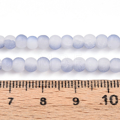 Crackle Glass Beads Strands GLAA-N009-4mm-07-1