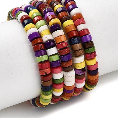 Natural Magnesite Beads Strands G-H230-08C-1