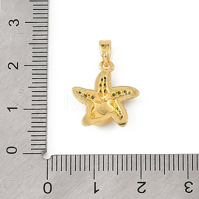 Ocean Brass & Rhinestone Pendants RB-CBA4B36-04G-03-1