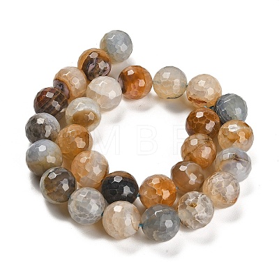 Natural Agate Beads Strands G-L595-A01-01F-1