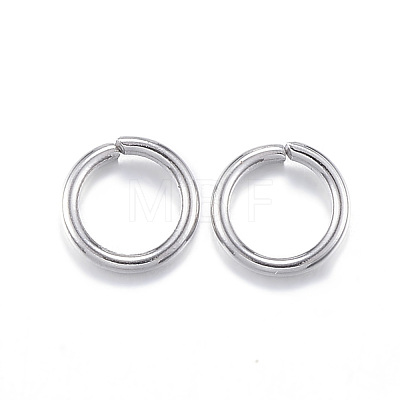 304 Stainless Steel Jump Rings X-STAS-E113-14P-1