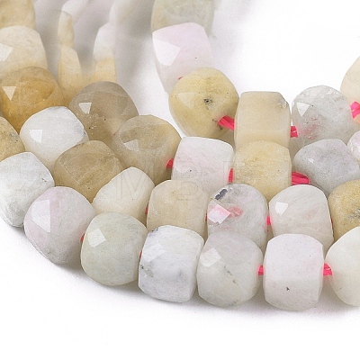 Natural Morganite Beads Strands G-L537-009C-1
