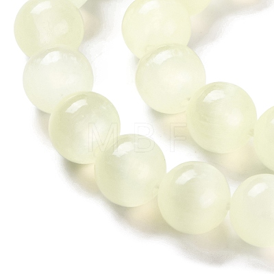 Natural Selenite Beads Strands G-C142-01C-05-1