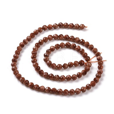Synthetic Goldstone Beads Strands G-E591-06B-1