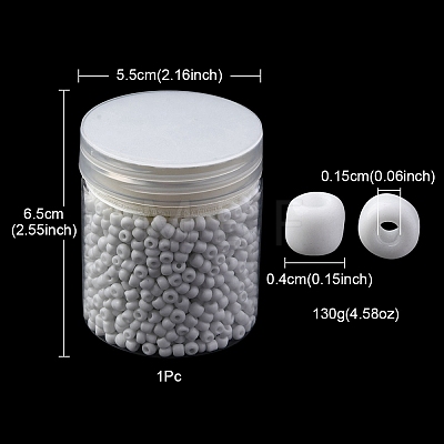 1300Pcs 6/0 Glass Seed Beads SEED-YW0002-22B-1