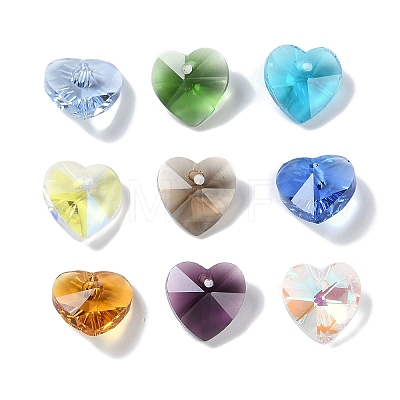 Romantic Valentines Ideas Glass Charms X-G030V10mm-M-1