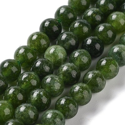 Dyed Natural Malaysia Jade Beads Strands G-G021-02A-13-1