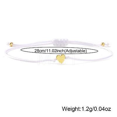 Valentine's Adjustable Braided Polyester Cord Bracelets LS-GM2838-7-1
