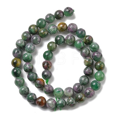 Natural Ruby in Zoisite Beads Strands G-R011-A02-02-1