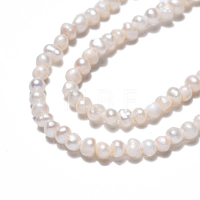 Natural Cultured Freshwater Pearl Beads Strands PEAR-N013-02H-1