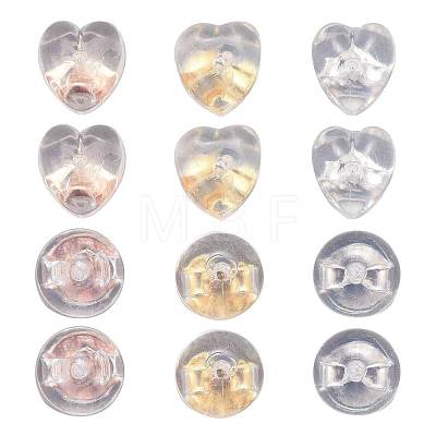 12Pair 6 Style Silicone Ear Nuts SIL-LS0001-01-1