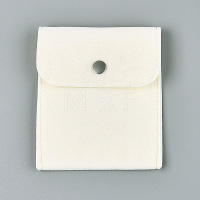 Double-Sided Velvet Jewelry Rectangle Bags for Earrings Rings Bracelets Necklaces TP-N004-01A-1