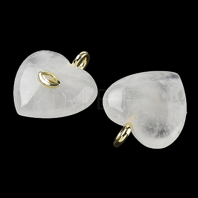 Natural Quartz Crystal Pendants G-P585-03G-08-1