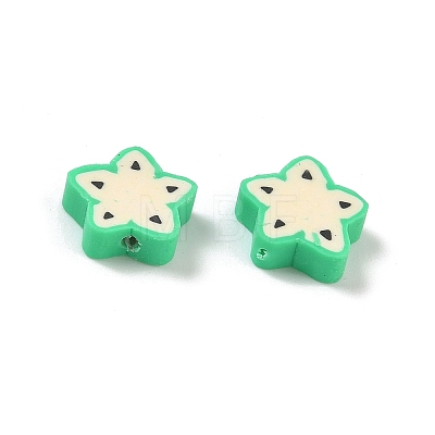 Fruit & Vegetable Theme Handmade Polymer Clay Beads CLAY-F006-02J-1