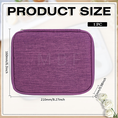 1Pc Potatble Nylon Jewelry Organizer Zipper Bags AJEW-MA0001-64B-1