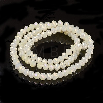 Electroplate Glass Beads Strands EGLA-A034-J10mm-T07-1