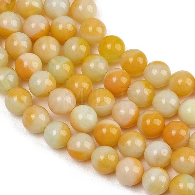 Handmade Lampwork Beads Strand LAMP-B056-8mm-09-1