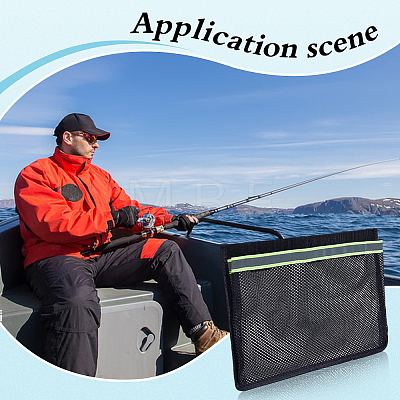 Polyester Yacht Mesh Storage Bags AJEW-WH0752-380B-1